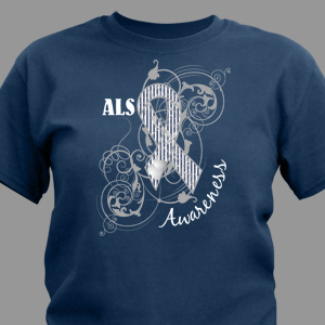 ALS Awareness Ribbon T-Shirt