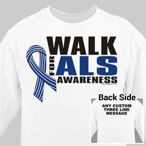 Personalized Walk for ALS Awareness Sweatshirt
