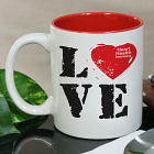 Love Heart Health Awareness Two-Tone Mug