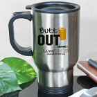 Lung Cancer Awareness Stainless Steel Mug