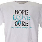 Hope Love Cure Awareness Personalized T-shirt