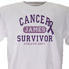 Cancer Survivor Athletic Dept. - Choose Your Color Personalized T-Shirt