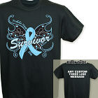 Prostate Cancer Survivor Butterfly T-Shirt