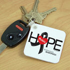 Melanoma Hope Awareness Key Chain