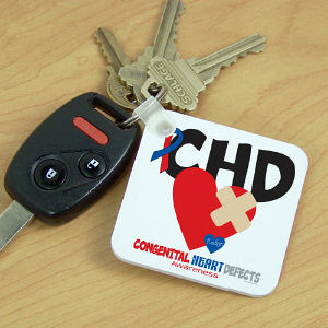 CHD Awareness Key Chain