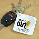 Lung Cancer Awareness Key Chain