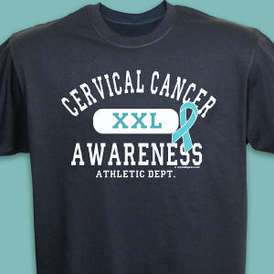 Cervical Cancer Awareness Athletic Dept. T-Shirt