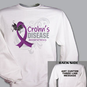 Crohn's Disease Awareness Sweatshirt