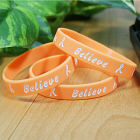 Orange Believe Awareness Bracelet