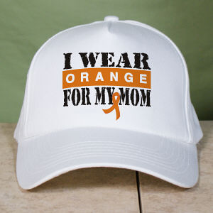 Personalized I Wear Orange Multiple Sclerosis Hat