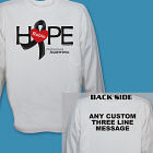 Melanoma Hope Awareness Long Sleeve Shirt