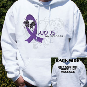 Lupus Awareness Hooded Sweatshirt