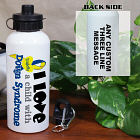 Personalized I Love A Child With Down Syndrome Water Bottle