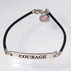 Courage Pink Ribbon Bracelet