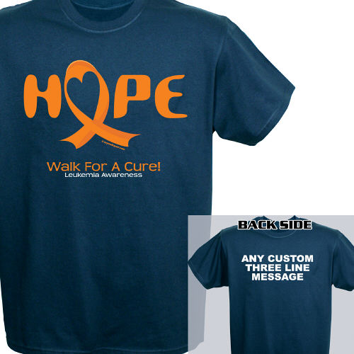 Walk For A Cure Leukemia Awareness TShirt