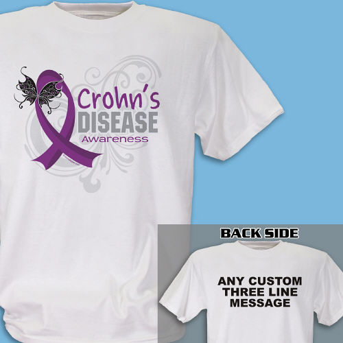 Crohn's Disease Awareness T-Shirt | MyWalkGear.com