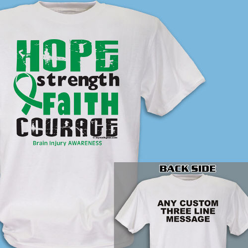 Brain Injury Awareness T-Shirt | MyWalkGear.com