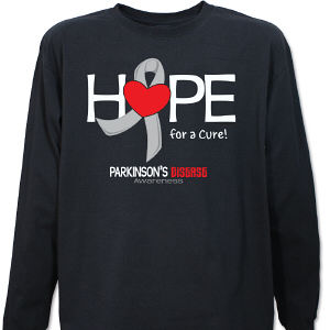 Parkinson's Hope for a Cure Long Sleeve Shirt | MyWalkGear.com