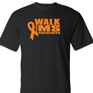 Walk for MS Awareness Sports Performance Shirt | MyWalkGear.com