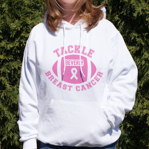 Tackle Breast Cancer Awareness Hoodie Sweatshirts 