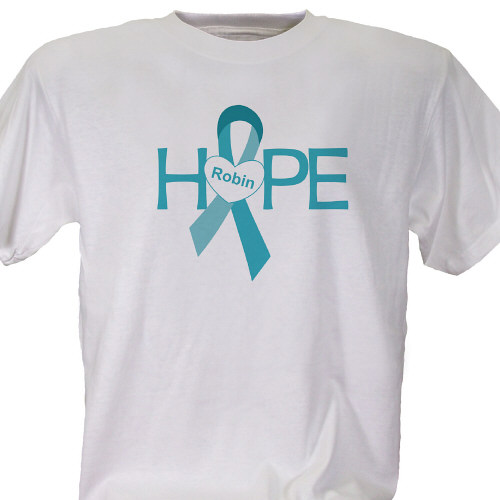 Ovarian Cancer Awareness Personalized T Shirt 5506