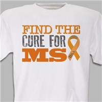 Find the Cure MS T-Shirt | Multiple Sclerosis T-Shirt
