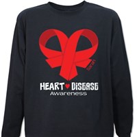 Heart Disease Awareness Long Sleeve Shirt 9077386X