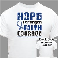 Personalized Walk For ALS Awareness T-Shirt 34182X