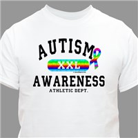 Autism Awareness Athletic Dept. XXL T-Shirt | Autism Awareness Shirts