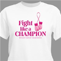 Fight Like a Champion Beast Cancer Awareness T-Shirt | Breast Cancer Shirt
