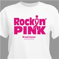 Rockin Pink Breast Cancer Awareness T-Shirt | Breast Cancer Shirts